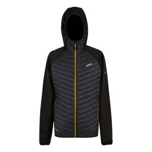 Regatta Mens Andreson Hybrid Jacket / Black/Yellow